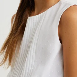 WE FASHION MET STRUCTUUR - Cocktailkleid/festliches Kleid - Weiß -Günstiges Fem Glanz Geschäft c292e47f05e749d7921ae301148d01b4