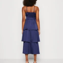 YASCAM STRAP MIDI DRESS - Cocktailkleid/festliches Kleid - Evening Blue 8 YASCAM STRAP MIDI DRESS - Cocktailkleid/festliches Kleid - Evening Blue -Günstiges Fem Glanz Geschäft c35c16f5aa274351997e064a262c47b5