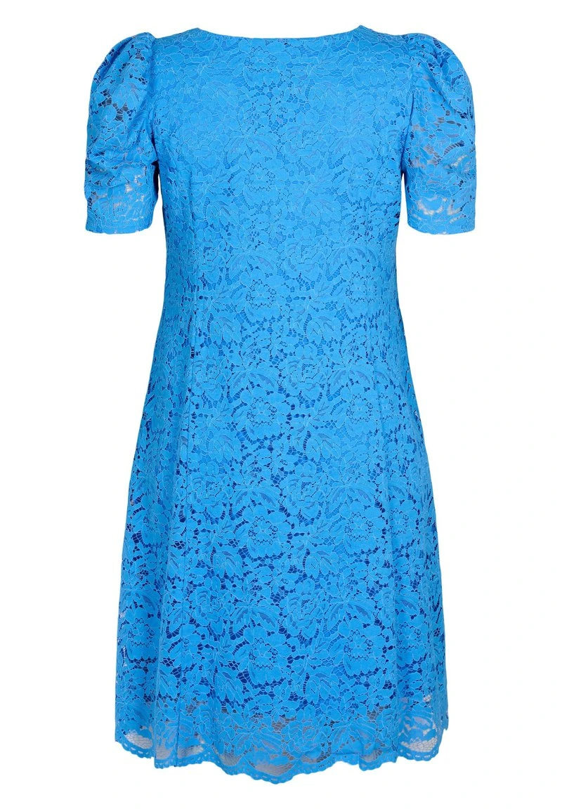 Zizzi MIT PUFFÄRMELN UND V-AUSSCHNITT - Cocktailkleid/festliches Kleid - Regatta 5 Zizzi MIT PUFFÄRMELN UND V-AUSSCHNITT - Cocktailkleid/festliches Kleid - Regatta – Bild 5