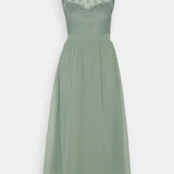 Vero Moda VMMIA BACK DRESS - Cocktailkleid/festliches Kleid - Laurel Wreath -Günstiges Fem Glanz Geschäft c484c3e6be63428ea777abc2bb35503a