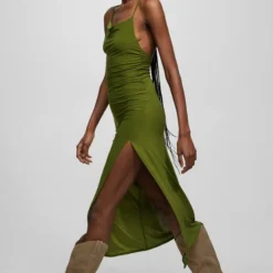 PULL & BEAR LONG STRAPPY - Cocktailkleid/festliches Kleid - Green 10 PULL & BEAR LONG STRAPPY - Cocktailkleid/festliches Kleid - Green -Günstiges Fem Glanz Geschäft c5c982a0a1b14e94a55f3c209f958545