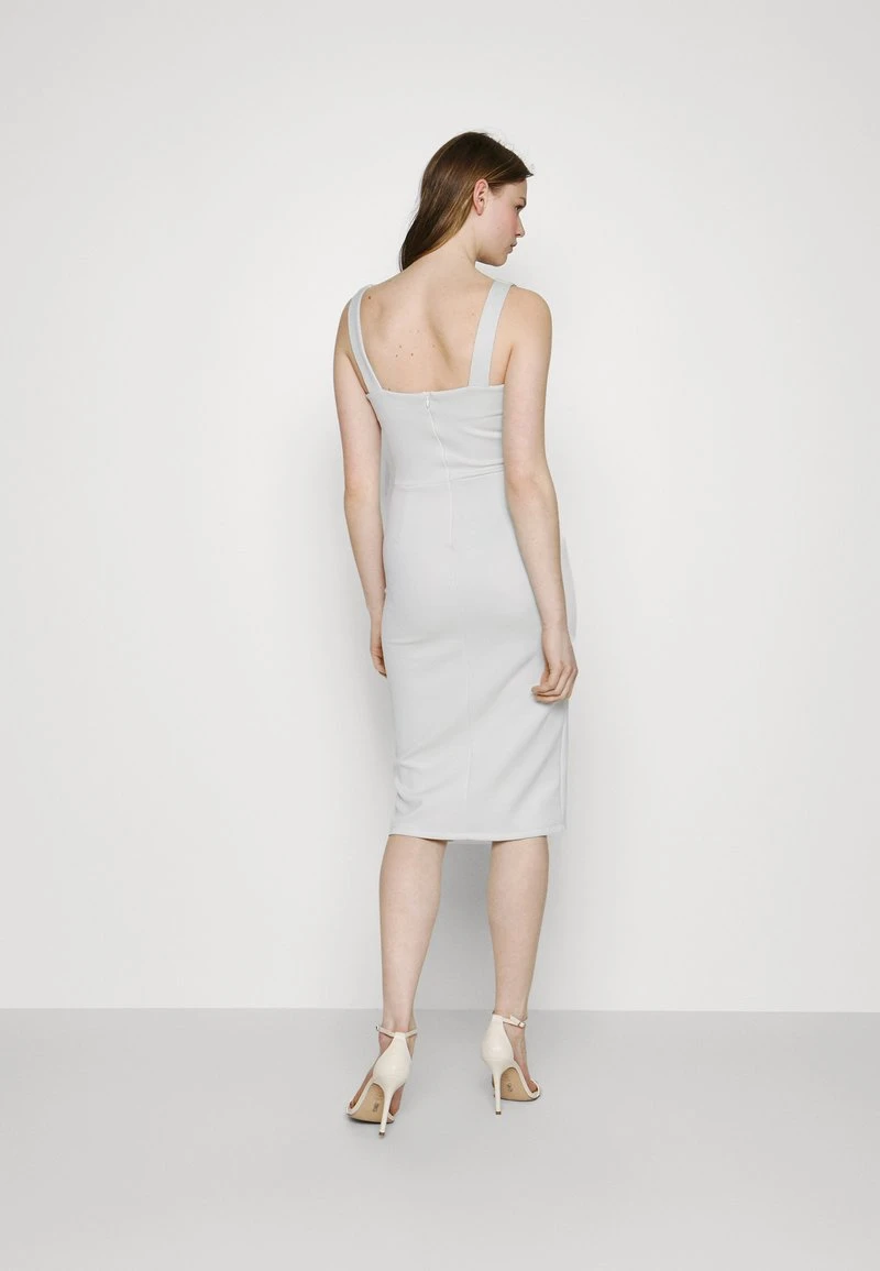 Wal G WEDDING ALMA V NECK MIDI - Cocktailkleid/festliches Kleid - Sage Green 3 Wal G WEDDING ALMA V NECK MIDI - Cocktailkleid/festliches Kleid - Sage Green – Bild 3