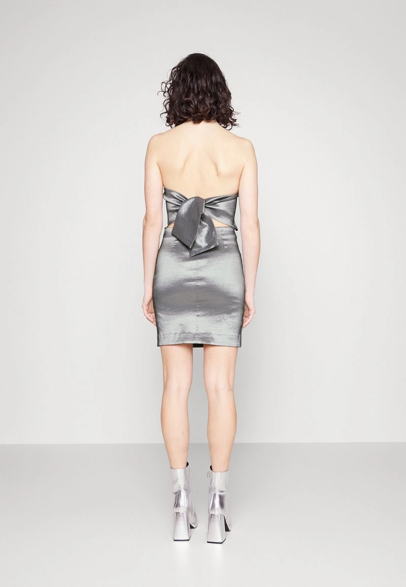 ELORA DRESS - Cocktailkleid/festliches Kleid - Silver-coloured 4 ELORA DRESS - Cocktailkleid/festliches Kleid - Silver-coloured – Bild 4