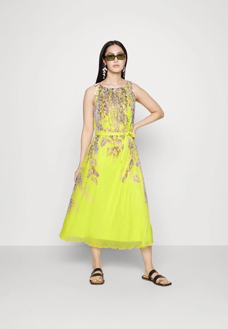 MARC CAIN Cocktailkleid/festliches Kleid - Lemon Green 3 MARC CAIN Cocktailkleid/festliches Kleid - Lemon Green – Bild 3