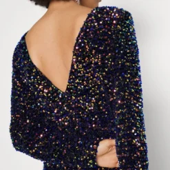 COLOURFUL REBEL TINA SEQUINS STRAIGHT DRESS - Cocktailkleid/festliches Kleid - Multicolor -Günstiges Fem Glanz Geschäft ca9027eaca874d1fb89a88c100511a03
