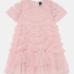 Needle & Thread MARILLA RUFFLE KIDS DRESS - Cocktailkleid/festliches Kleid - Sky Pink