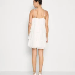 Vila VIBIA STRAP SHORT DRESS - Cocktailkleid/festliches Kleid - Cloud Dancer -Günstiges Fem Glanz Geschäft ce685c0ea65a4eedb06c3e8c3edf8809