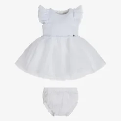 Guess MIT EINSATZ AUS SPITZE UND HÖSCHEN SET - Cocktailkleid/festliches Kleid - Weiß -Günstiges Fem Glanz Geschäft cef4bd091c7e48ca97a9b543b62cd87c