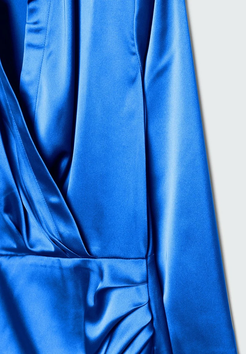 Stradivarius MIT DRAPIERTEM - Cocktailkleid/festliches Kleid - Blue 6 Stradivarius MIT DRAPIERTEM - Cocktailkleid/festliches Kleid - Blue – Bild 6