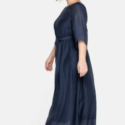 Sheego Cocktailkleid/festliches Kleid - Dunkelblau -Günstiges Fem Glanz Geschäft d156b48f339e43ac95fc0d258dc750fe