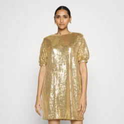 Boss ESILCA - Cocktailkleid/festliches Kleid - Gold