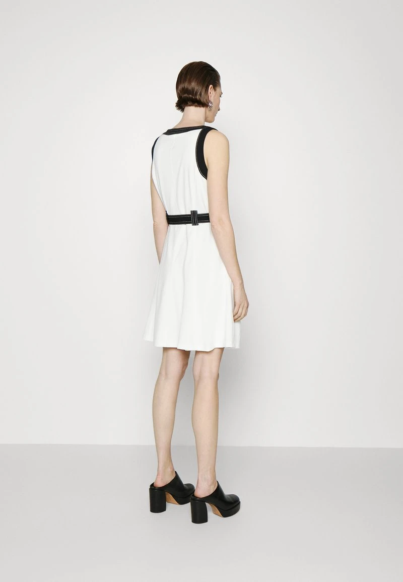 DKNY S/L COLORBLOCKED FIT FLARE W/ ZIPPER - Cocktailkleid/festliches Kleid - Ivory/black 4 DKNY S/L COLORBLOCKED FIT FLARE W/ ZIPPER - Cocktailkleid/festliches Kleid - Ivory/black – Bild 4