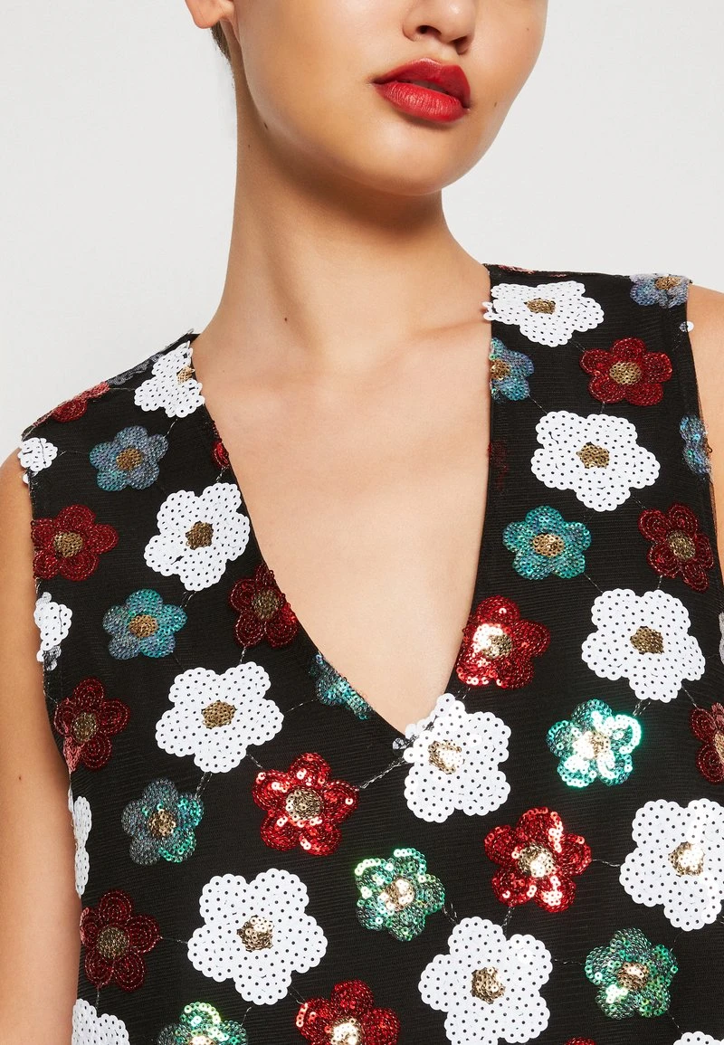 SISTER JANE HILLSIDE MINI DRESS - Cocktailkleid/festliches Kleid - Black/light Red/green 6 SISTER JANE HILLSIDE MINI DRESS - Cocktailkleid/festliches Kleid - Black/light Red/green – Bild 6