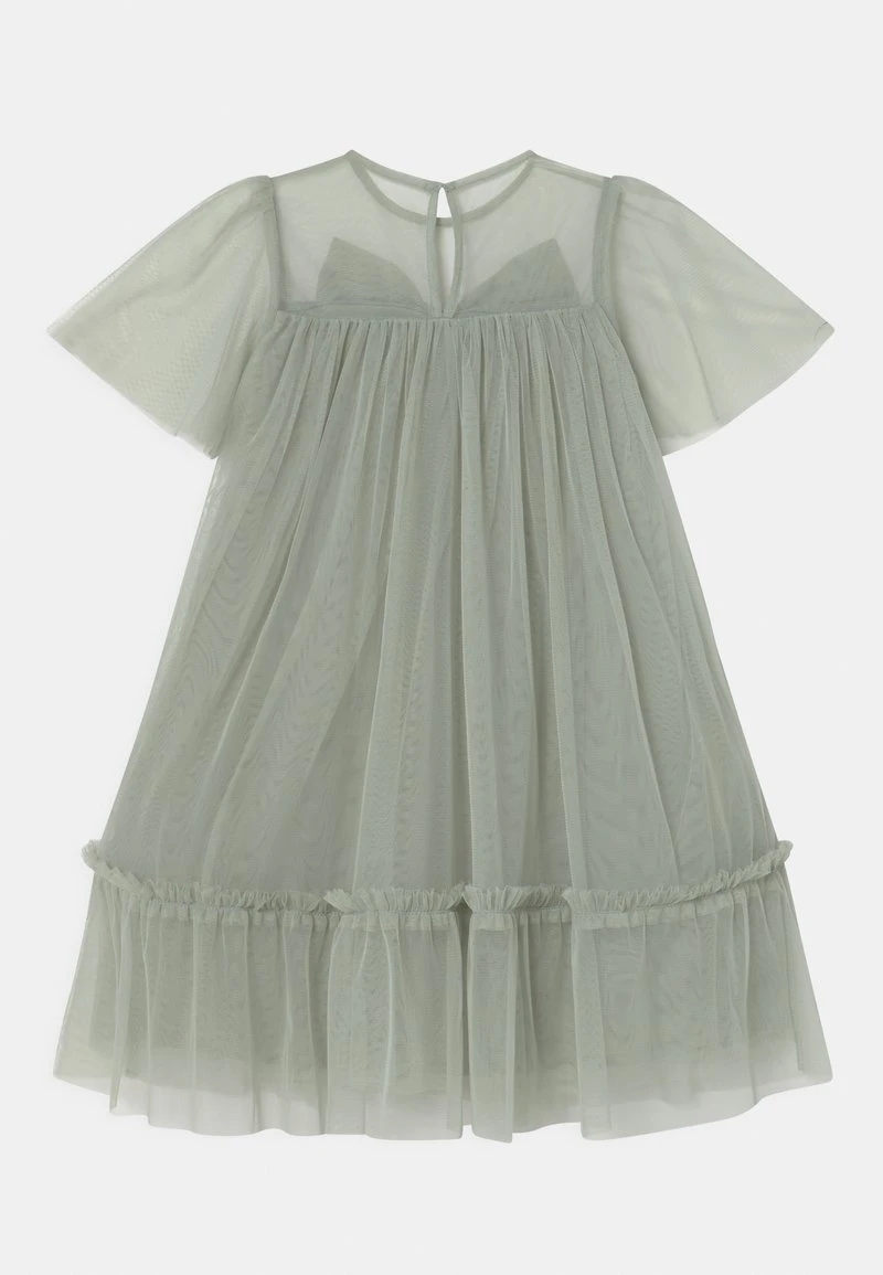 BOW DETAIL A-LINE DRESS - Cocktailkleid/festliches Kleid - Sage Green 2 BOW DETAIL A-LINE DRESS - Cocktailkleid/festliches Kleid - Sage Green – Bild 2