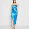 Wal G PARTY BEN V NECK MIDI - Cocktailkleid/festliches Kleid - Ocean Blue