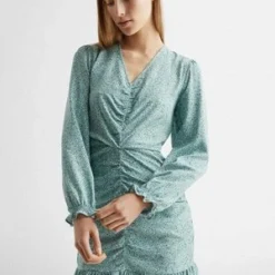 RUCHED PARTY DRESS - Cocktailkleid/festliches Kleid - Blue -Günstiges Fem Glanz Geschäft da86a1493f094561a5c5dee138df973d