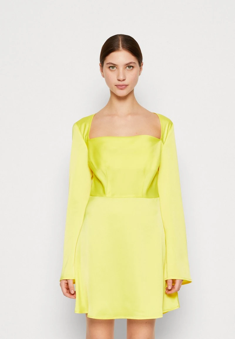 JENNIFER MINI DRESS - Cocktailkleid/festliches Kleid - Blazing Yellow 1 JENNIFER MINI DRESS - Cocktailkleid/festliches Kleid - Blazing Yellow