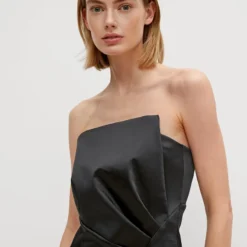 Comma MIT RAFFUNG - Cocktailkleid/festliches Kleid - Schwarz -Günstiges Fem Glanz Geschäft dc48ddb5424e4f4dbe521afd3acf8fda