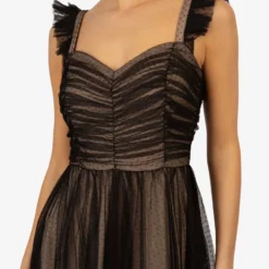 TÜLL - Cocktailkleid/festliches Kleid - Schwarz Beige 8 TÜLL - Cocktailkleid/festliches Kleid - Schwarz Beige -Günstiges Fem Glanz Geschäft dccedbc925014467a51bd3e1f17abf8e