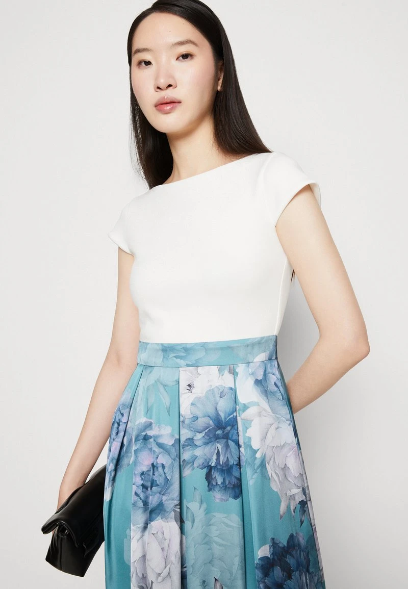 SWING DRESS - Cocktailkleid/festliches Kleid - Turqouise/multi 4 SWING DRESS - Cocktailkleid/festliches Kleid - Turqouise/multi – Bild 4