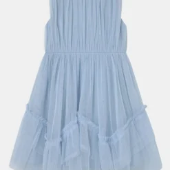 RUFFLE HEM SLEEVELESS DRESS - Cocktailkleid/festliches Kleid - Ballad Blue