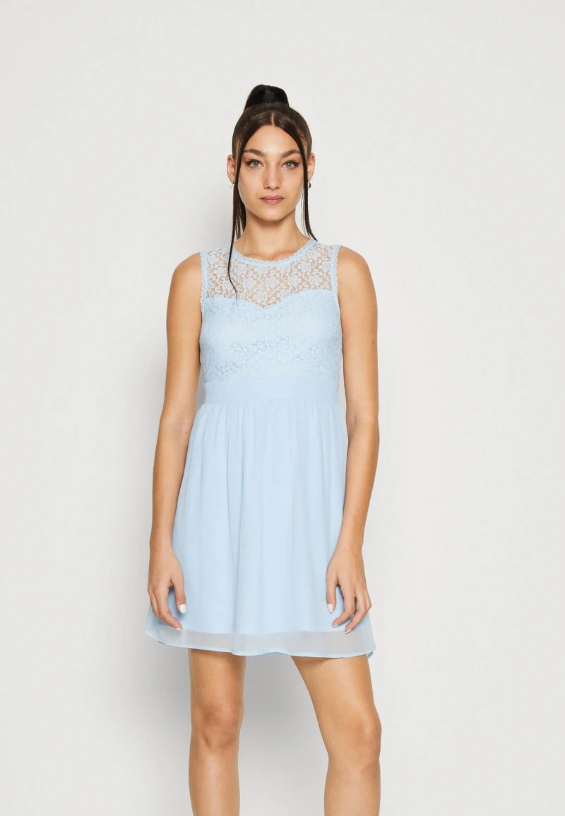 Vero Moda VMMIA SHORT DRESS - Cocktailkleid/festliches Kleid - Blue Bell 1 Vero Moda VMMIA SHORT DRESS - Cocktailkleid/festliches Kleid - Blue Bell