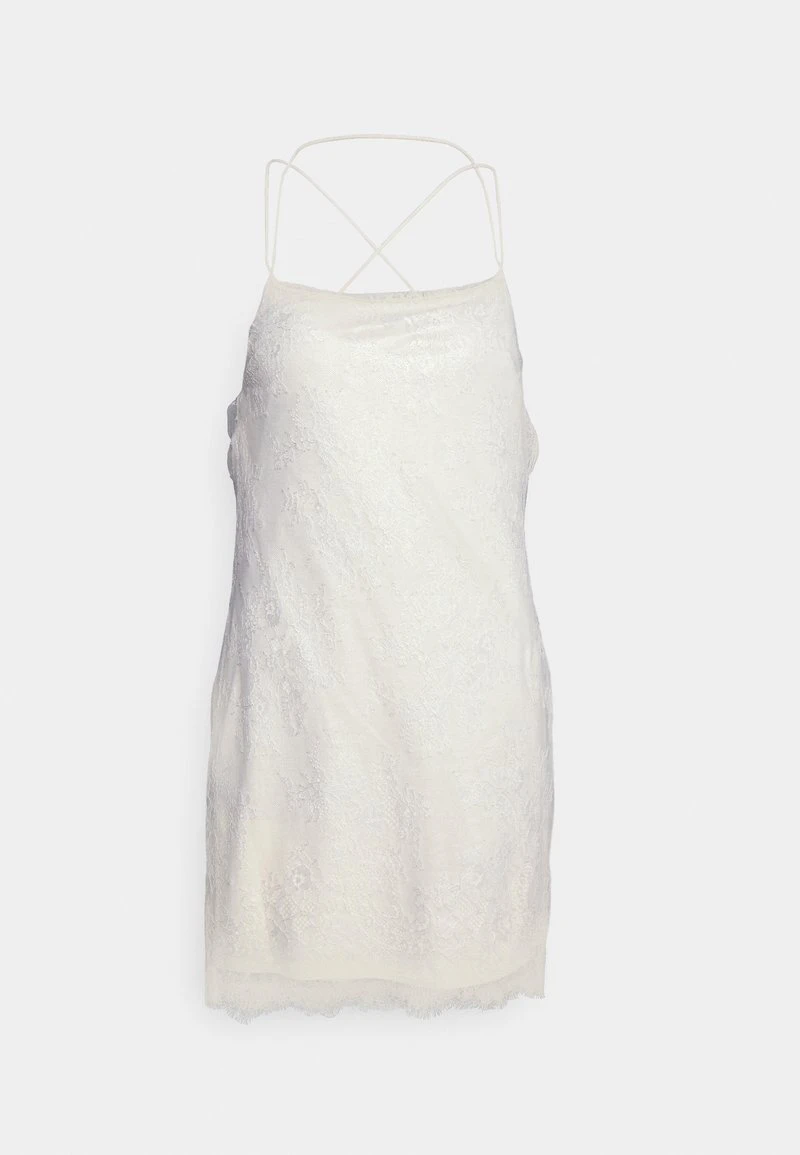 Patrizia Pepe ABITO DRESS - Cocktailkleid/festliches Kleid - Silver-coloured Lace 6 Patrizia Pepe ABITO DRESS - Cocktailkleid/festliches Kleid - Silver-coloured Lace – Bild 6