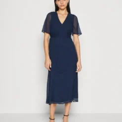 Vero Moda VMMIA S/S 7/8 EXP - Cocktailkleid/festliches Kleid - Navy