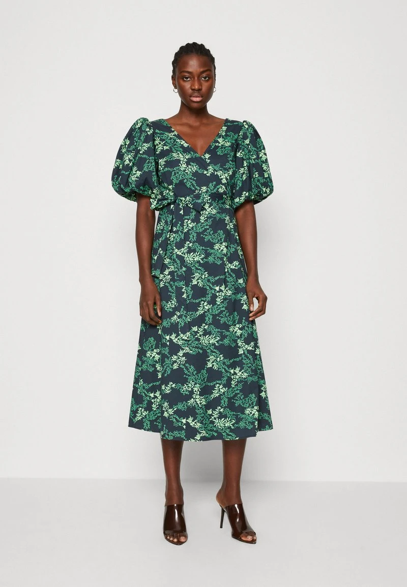 Gestuz OMAIA WRAP DRESS - Cocktailkleid/festliches Kleid - Green 1 Gestuz OMAIA WRAP DRESS - Cocktailkleid/festliches Kleid - Green