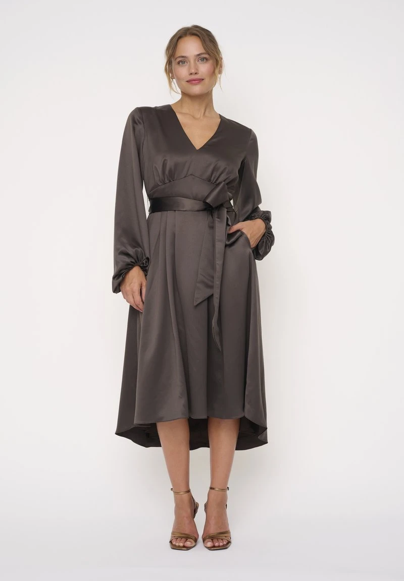 KLEO Cocktailkleid/festliches Kleid - Braun 1 KLEO Cocktailkleid/festliches Kleid - Braun