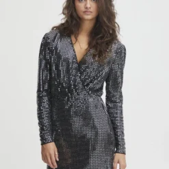 ICHI IHPORTER DR - Cocktailkleid/festliches Kleid - Black