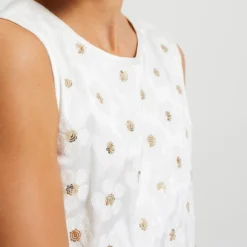 WE FASHION MEISJES JURK MET PAILLETEN - Cocktailkleid/festliches Kleid - White 8 WE FASHION MEISJES JURK MET PAILLETEN - Cocktailkleid/festliches Kleid - White -Günstiges Fem Glanz Geschäft e2add2ba087c4d75aa17f92b1faf0cad