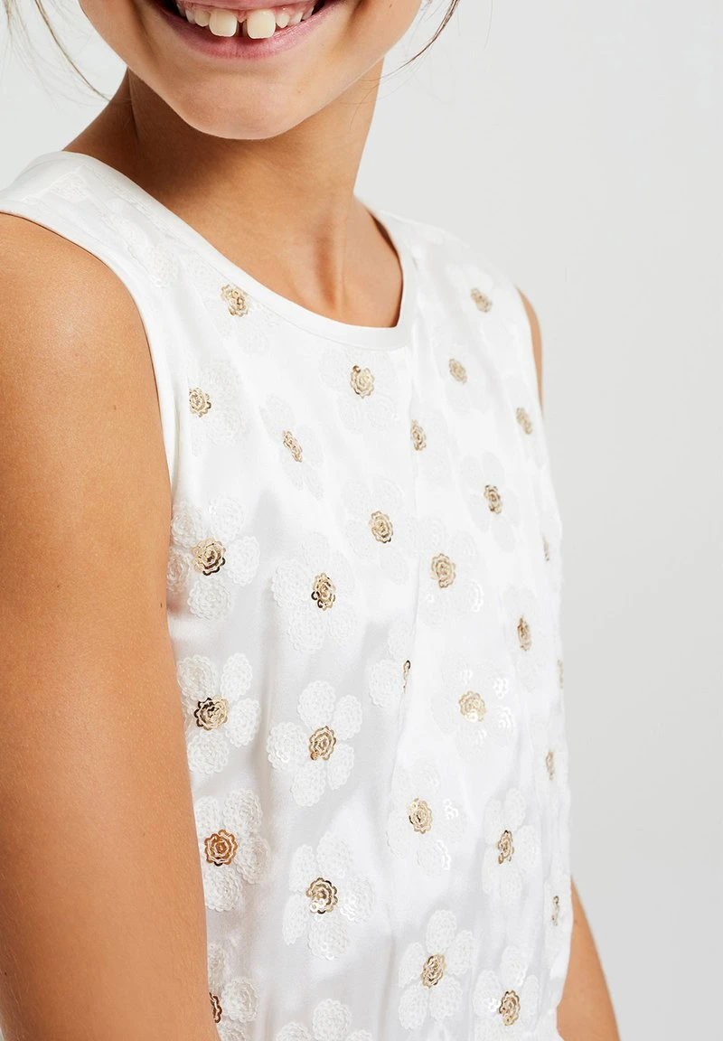 WE FASHION MEISJES JURK MET PAILLETEN - Cocktailkleid/festliches Kleid - White 3 WE FASHION MEISJES JURK MET PAILLETEN - Cocktailkleid/festliches Kleid - White – Bild 3