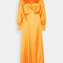 NEVER FULLY DRESSED WRAP SAKURA - Cocktailkleid/festliches Kleid - Orange -Günstiges Fem Glanz Geschäft e367ddf8e07d4812a4b9e7e74c2c4a71