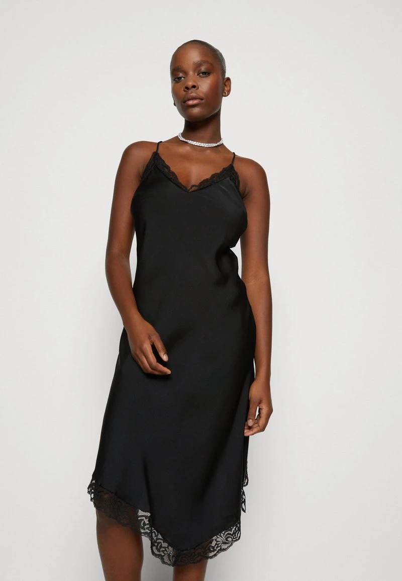 WEEKDAY BONNIE SLIP DRESS - Cocktailkleid/festliches Kleid - Black 4 WEEKDAY BONNIE SLIP DRESS - Cocktailkleid/festliches Kleid - Black – Bild 4