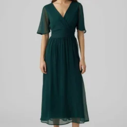Vero Moda VMMIA S/S 7/8 EXP - Cocktailkleid/festliches Kleid - Ponderosa Pine