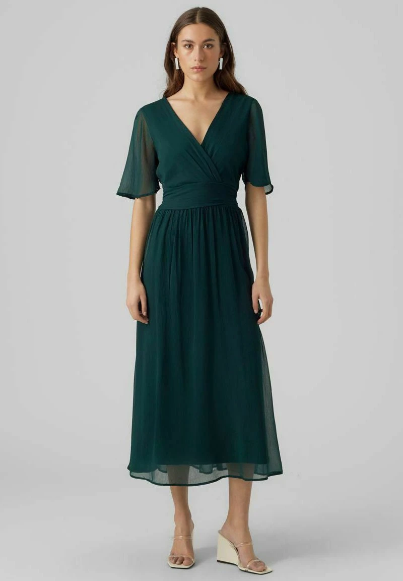 Vero Moda VMMIA S/S 7/8 EXP - Cocktailkleid/festliches Kleid - Ponderosa Pine 1 Vero Moda VMMIA S/S 7/8 EXP - Cocktailkleid/festliches Kleid - Ponderosa Pine