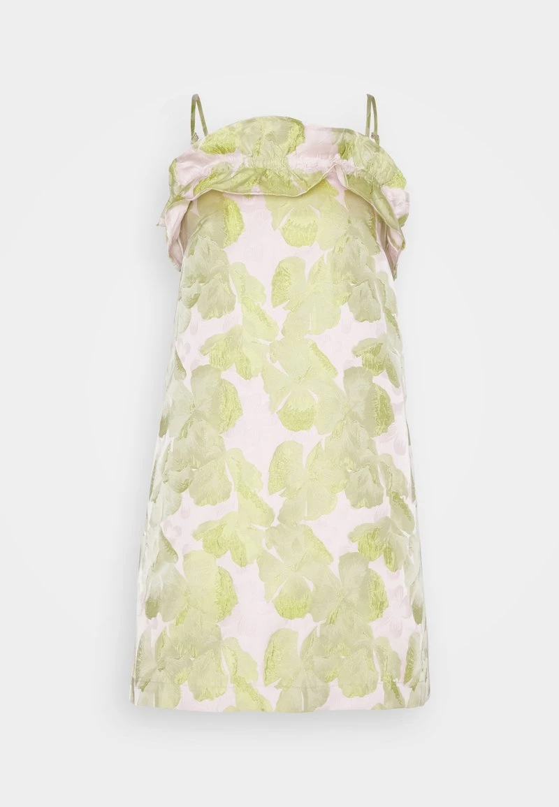 Selected Femme SLFCARMEN SHORT RUFFLED STRAP DRESS - Cocktailkleid/festliches Kleid - Sharp Green 5 Selected Femme SLFCARMEN SHORT RUFFLED STRAP DRESS - Cocktailkleid/festliches Kleid - Sharp Green – Bild 5