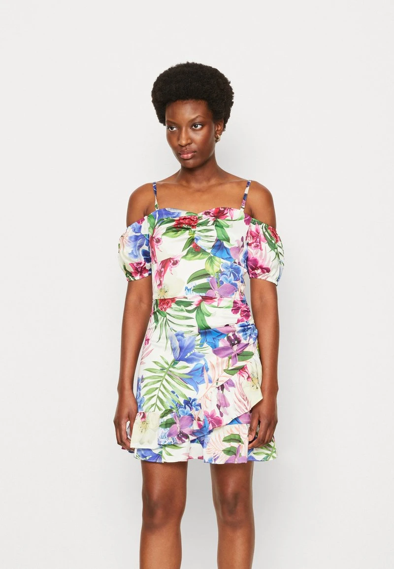 Guess ALVA MINI DRESS - Cocktailkleid/festliches Kleid - Tropicalia 1 Guess ALVA MINI DRESS - Cocktailkleid/festliches Kleid - Tropicalia