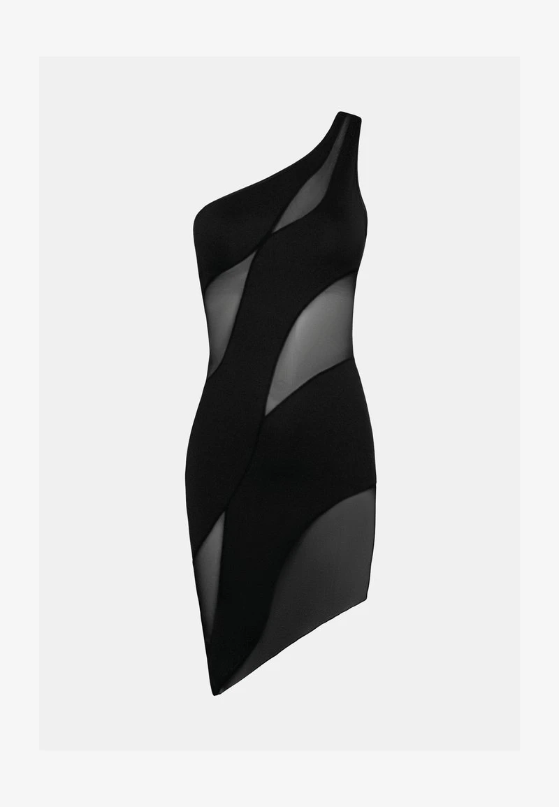 OW Collection CURVE MESH - Cocktailkleid/festliches Kleid - Black 6 OW Collection CURVE MESH - Cocktailkleid/festliches Kleid - Black – Bild 6