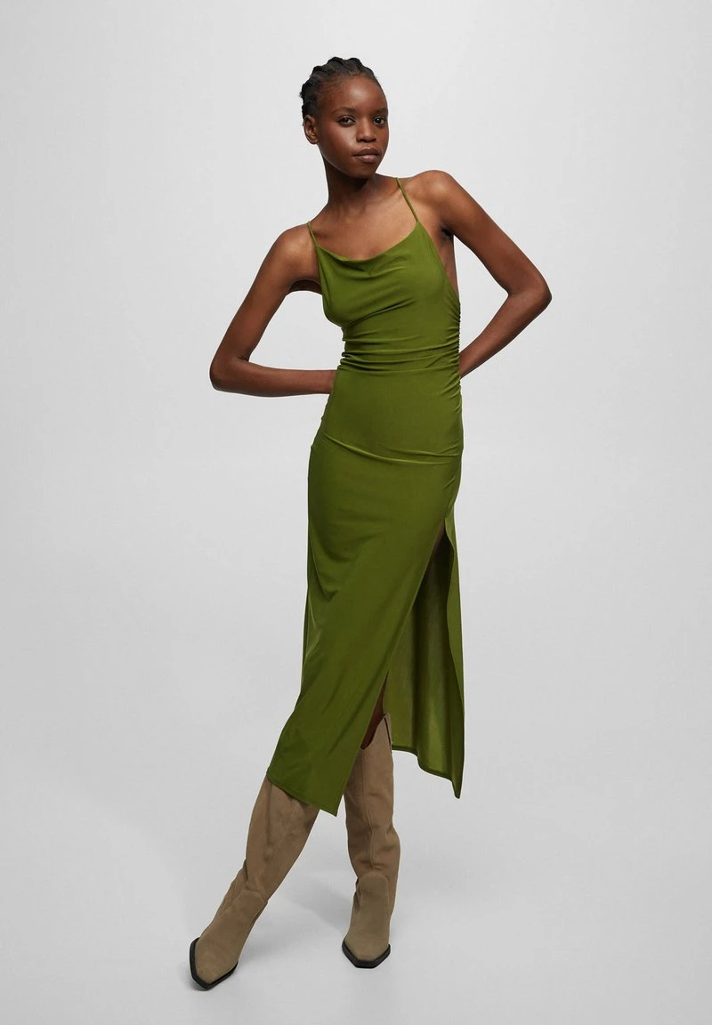 PULL & BEAR LONG STRAPPY - Cocktailkleid/festliches Kleid - Green 2 PULL & BEAR LONG STRAPPY - Cocktailkleid/festliches Kleid - Green – Bild 2