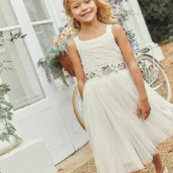 Next EMBELLISHED BRIDESMAID STANDARD - Cocktailkleid/festliches Kleid - Vintage Ivory Cream