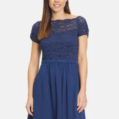 Vera Mont MIT SPITZE - Cocktailkleid/festliches Kleid - Festival Blue