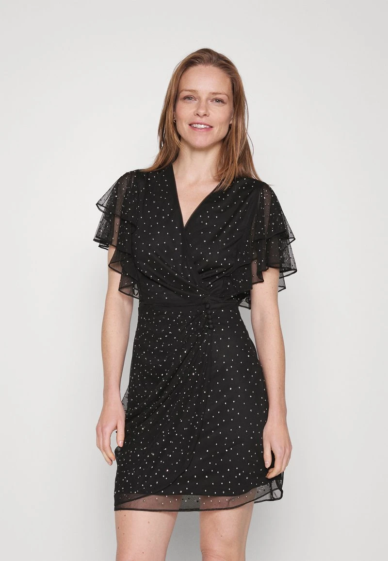Guess FLOR DRESS - Cocktailkleid/festliches Kleid - Black 1 Guess FLOR DRESS - Cocktailkleid/festliches Kleid - Black