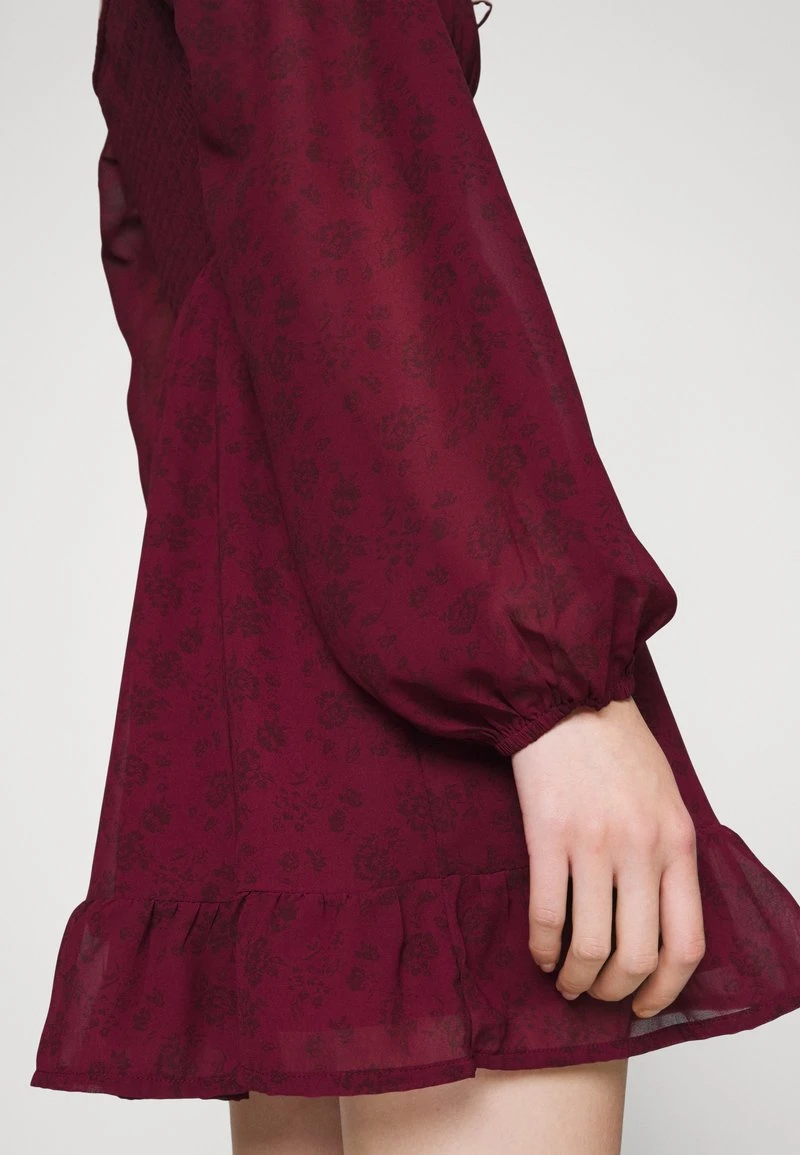 Hollister Co. PRETTY CORSET DRESS - Cocktailkleid/festliches Kleid - Burgundy 6 Hollister Co. PRETTY CORSET DRESS - Cocktailkleid/festliches Kleid - Burgundy – Bild 6