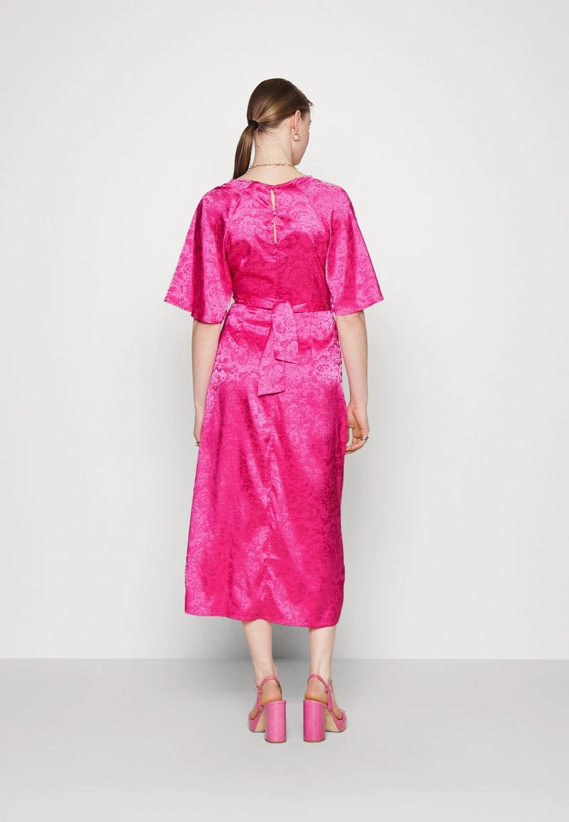 YASRETRIEVE KIMONO LONG DRESS - Cocktailkleid/festliches Kleid - Carmine Rose 3 YASRETRIEVE KIMONO LONG DRESS - Cocktailkleid/festliches Kleid - Carmine Rose – Bild 3