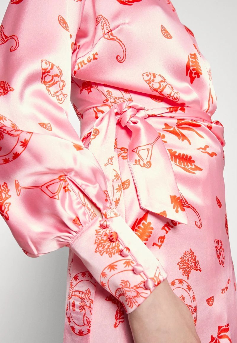 NEVER FULLY DRESSED PINK LA MER MINI WRAP DRESS - Cocktailkleid/festliches Kleid - Pink 6 NEVER FULLY DRESSED PINK LA MER MINI WRAP DRESS - Cocktailkleid/festliches Kleid - Pink – Bild 6