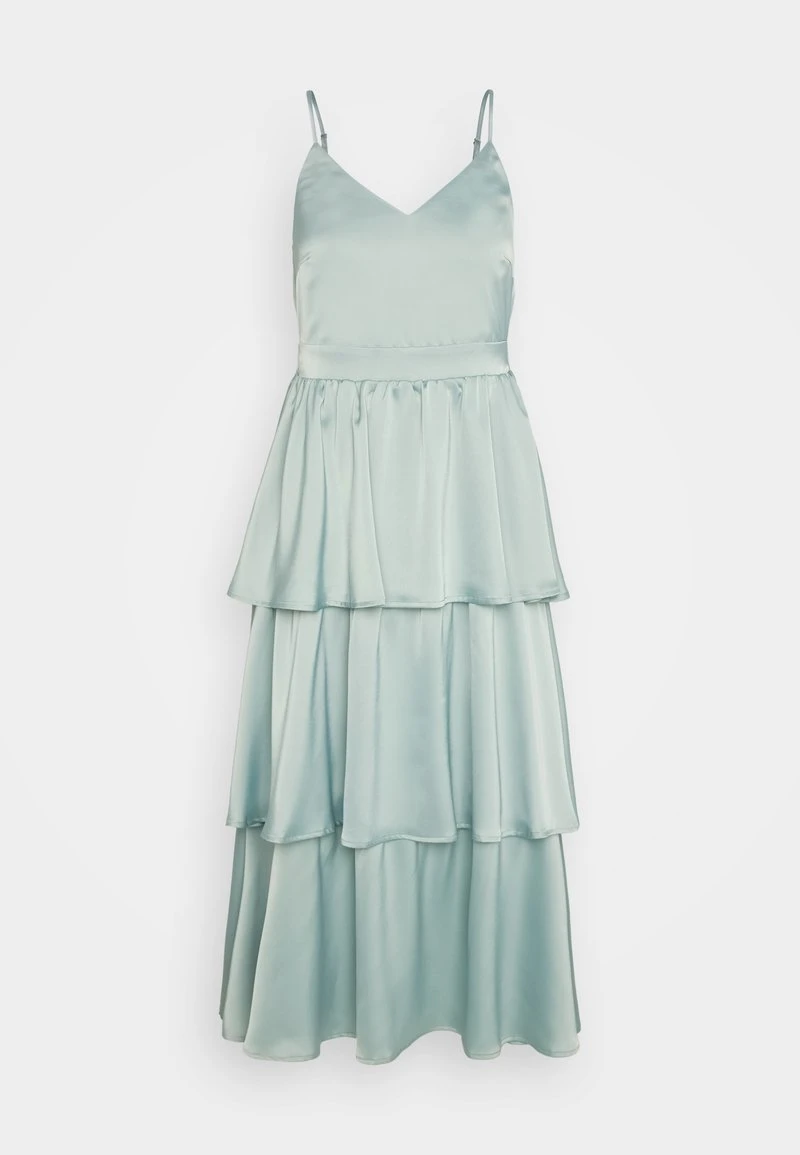 YASCAM STRAP MIDI DRESS - Cocktailkleid/festliches Kleid - Green Milieu 5 YASCAM STRAP MIDI DRESS - Cocktailkleid/festliches Kleid - Green Milieu – Bild 5