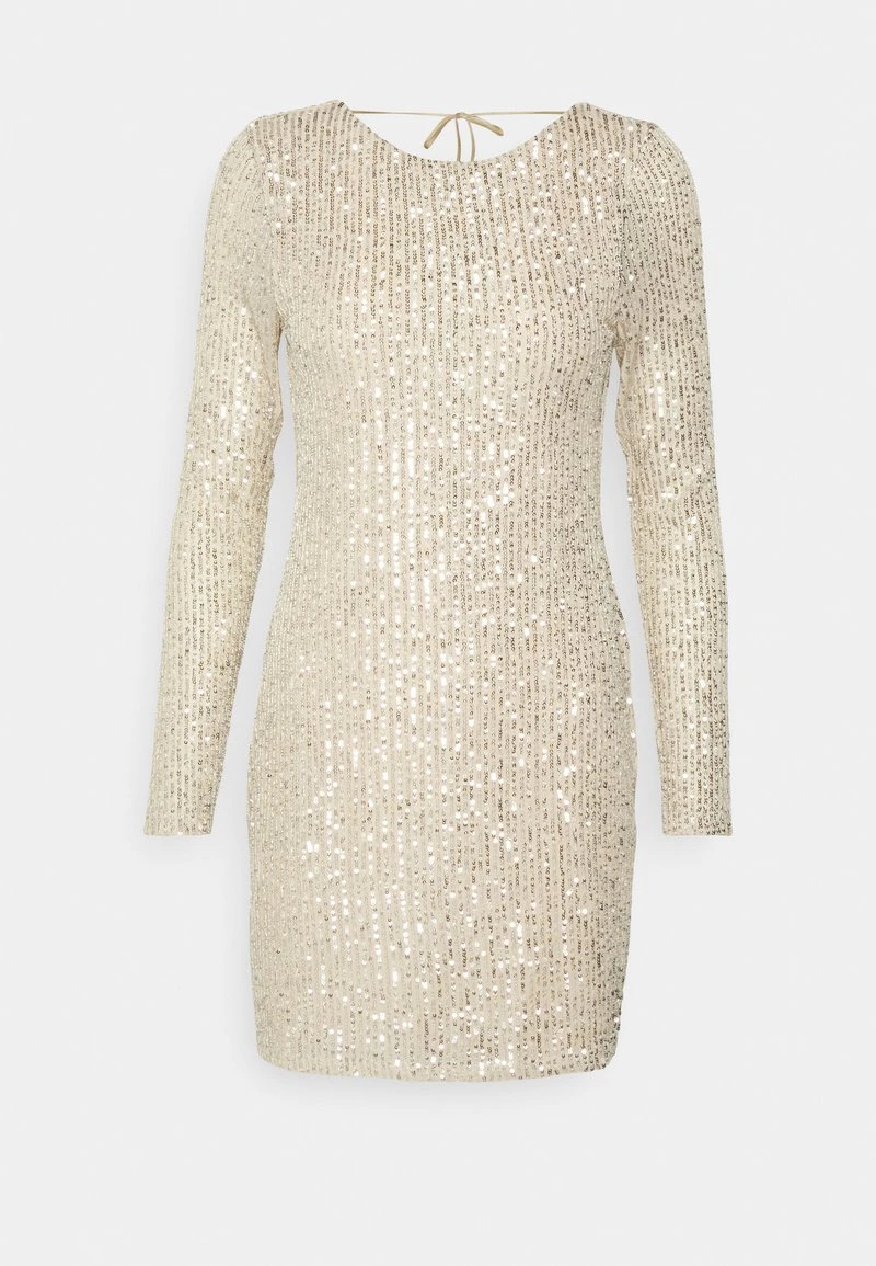 Abercrombie & Fitch PARTY LOW BACK MINI DRESS - Cocktailkleid/festliches Kleid - Silver-coloured 6 Abercrombie & Fitch PARTY LOW BACK MINI DRESS - Cocktailkleid/festliches Kleid - Silver-coloured – Bild 6