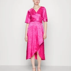 YASRETRIEVE KIMONO LONG DRESS - Cocktailkleid/festliches Kleid - Carmine Rose